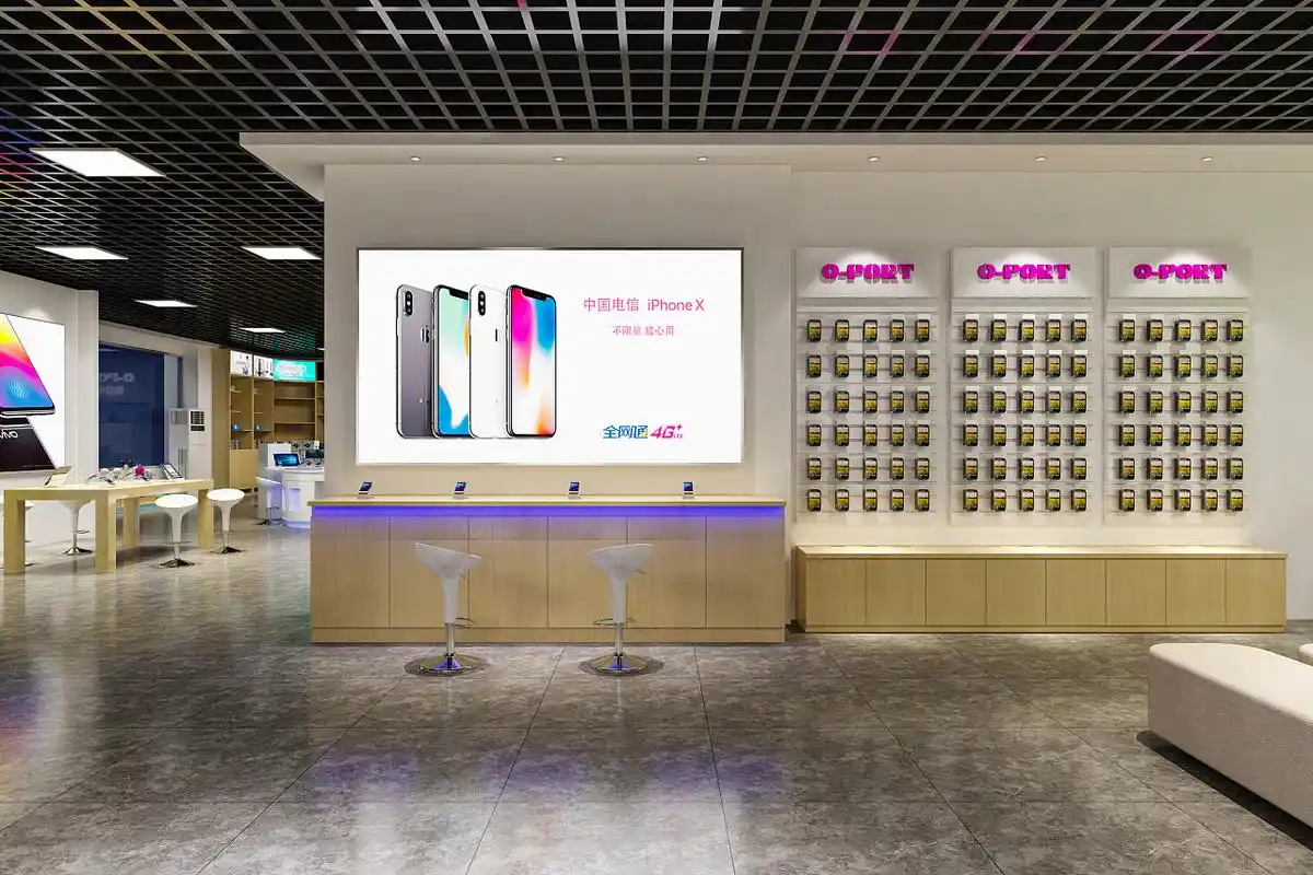 1992效果图-手机店效果图案例