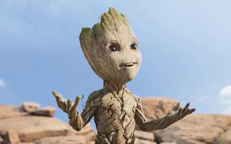 当格鲁特顽皮捣蛋遇到比自己更小的物质时,会是什么样呢?