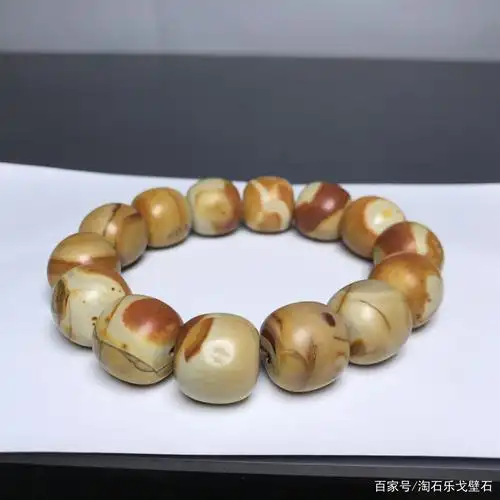 新疆戈壁石彩泥石手串