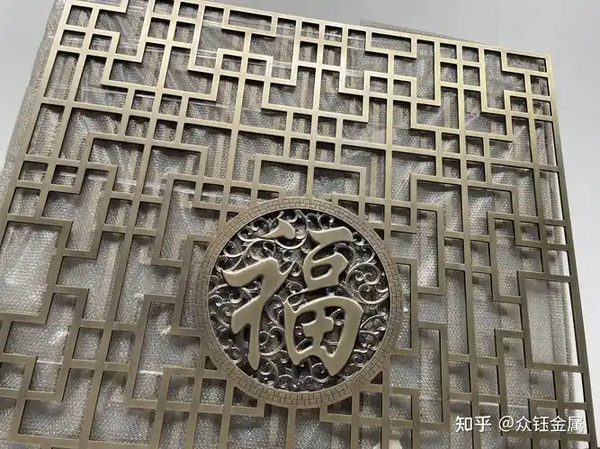 十种铜板镂空屏风纯铜玄关屏风设计