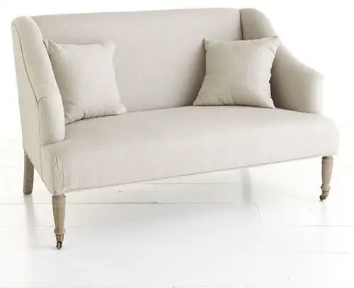 french linen settee traditional sofas