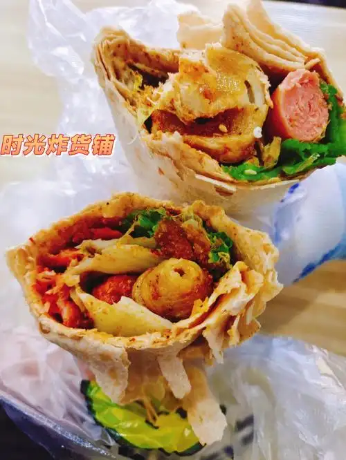 杭州:炸串卷饼,炸串夹饼,炸串拌饼