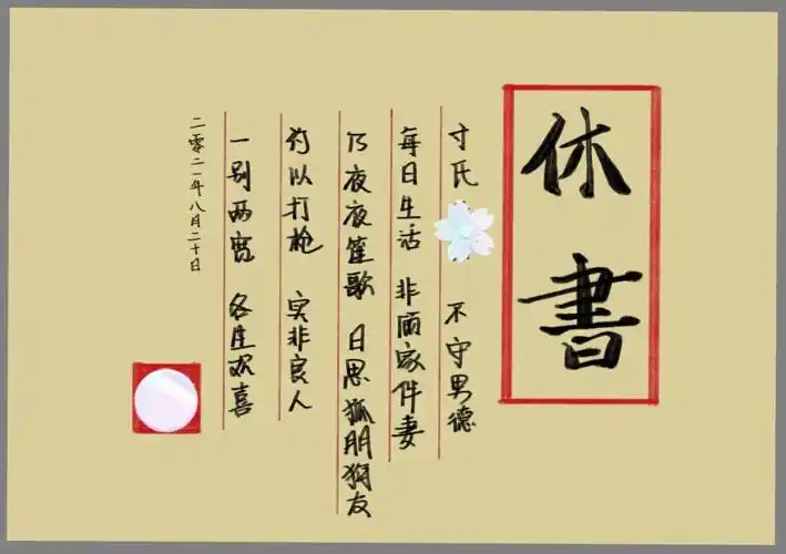 写给男朋友的休书