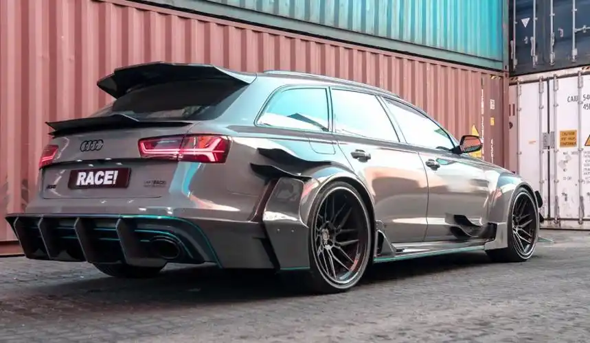 地表最强猛兽奥迪rs6宽体改装大片