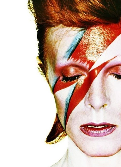 david bowie1973年的闪电妆