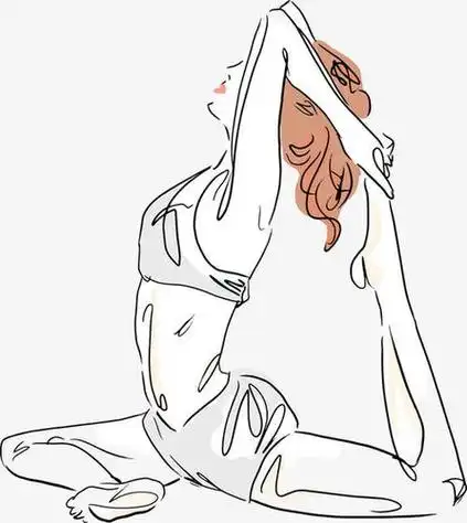 简笔画人物线描 女人 美女 长发 人物头像 简笔画 线条 简画 黑白画