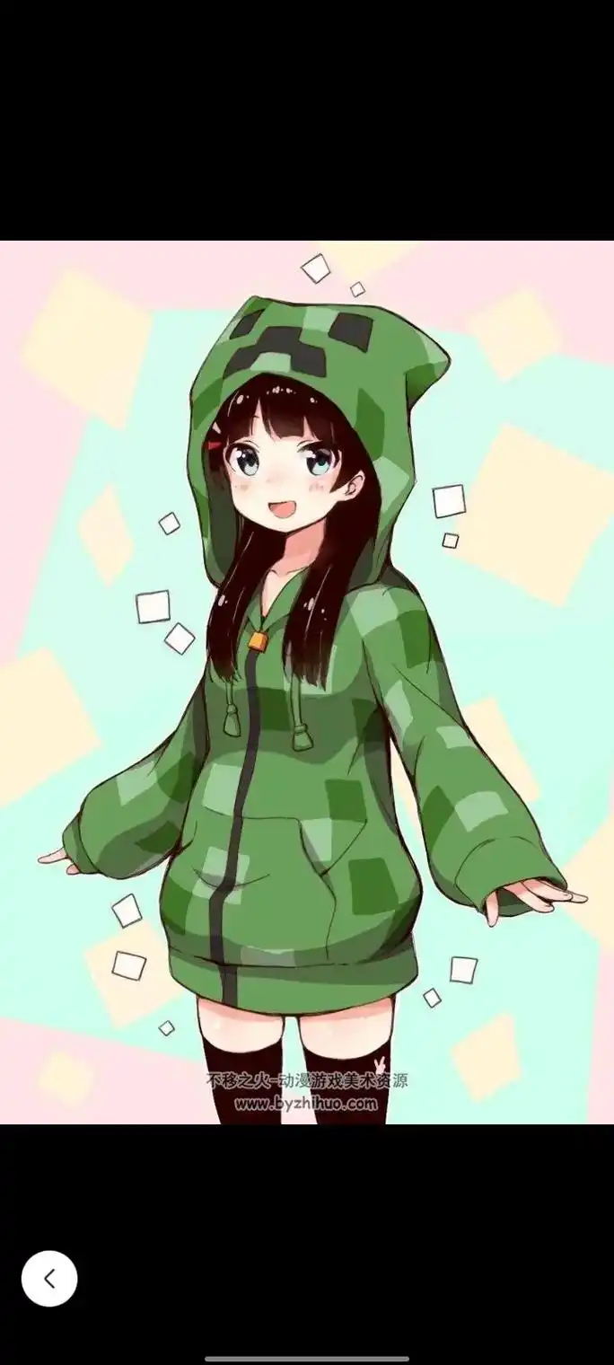 看看我的世界二次元娘化有多可爱