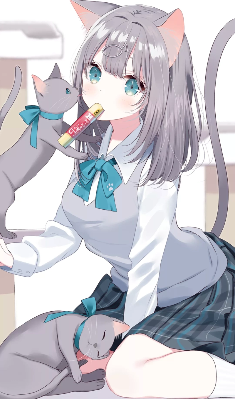 二次元@小姐姐跪坐图