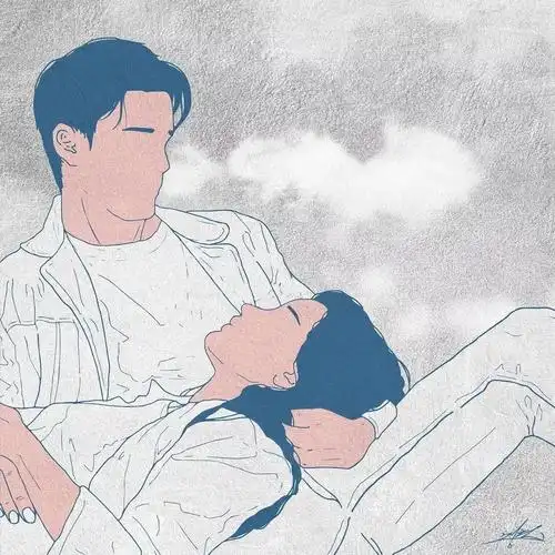 一组污而不低俗的热恋情侣插画每个甜蜜瞬间都让人看酸了