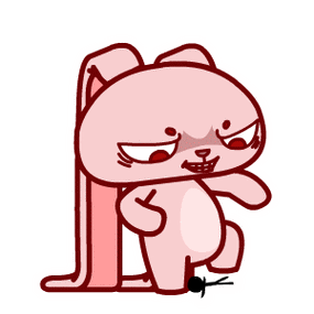 万能兔gif呆萌gif跺脚gif坏笑gif