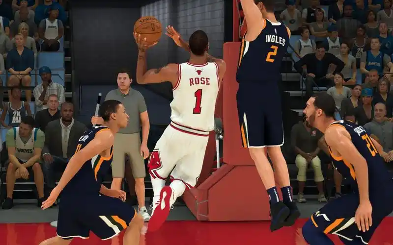 【进球时刻】《nba2k20·mt》德里克·罗斯 战斧扣篮