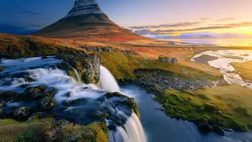 冰岛基尔丘山优美风景