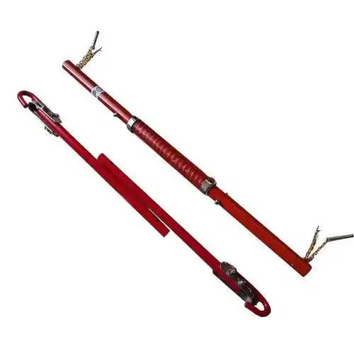 重型硬杆杆绳托绳汽车拖车杆汽车拖车杠钢制牵引杆硬拖车救援杠