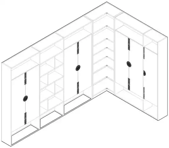摘要附图摘要1.本外观设计产品的名称:书柜组合(zs01).2.