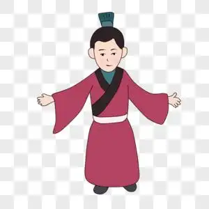 卡通古代人物全身图片