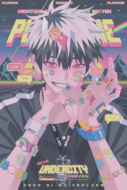 韩国画师|inplick 病娇粉系05.她的作品色彩感强,同 - 抖音