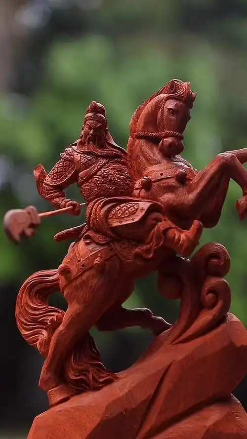 我要上热门#骑马关二爷制作过程.