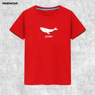 攀威黄景瑜johnny小鱼印花t恤简约粉丝应援许魏洲男女纯棉衣服