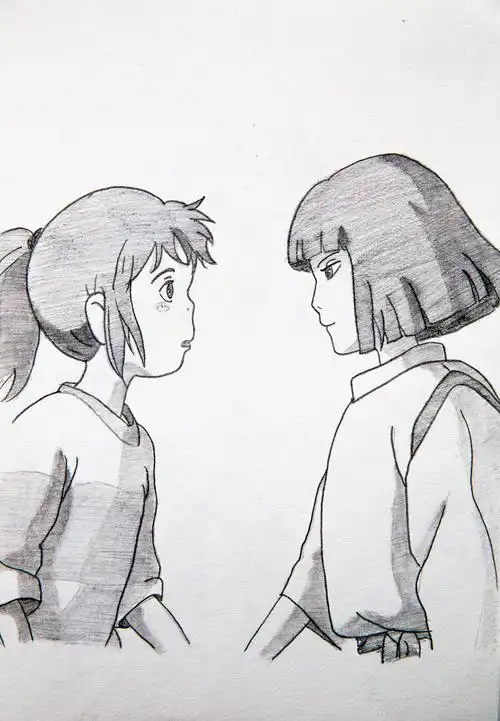 《千与千寻》手绘|动漫|动画片|蜂小太郎_临摹作品-站酷zcool