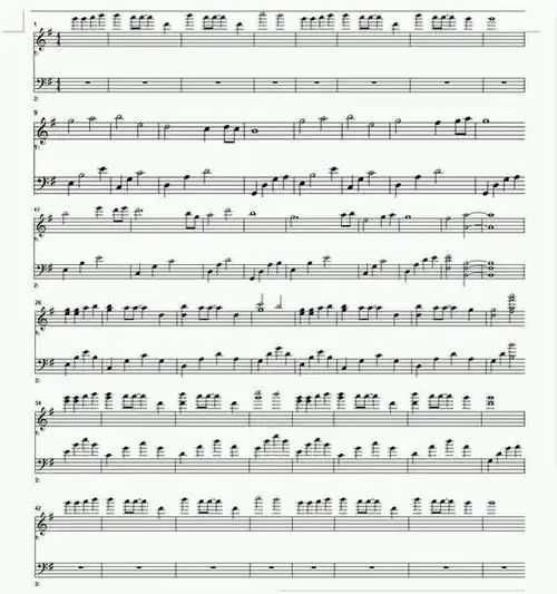 海之泪钢琴简谱