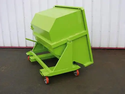 废料自动倾卸斗 - gir series - goubard - 叉车 / 带轮