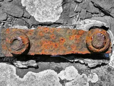 金属铁板摄影图片