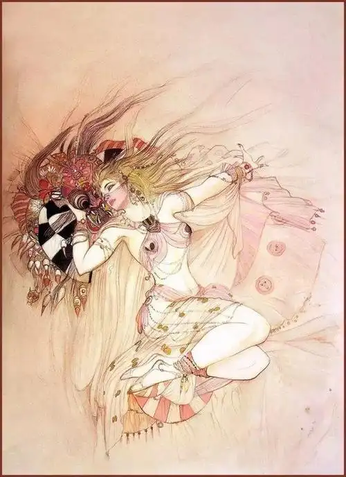 最终幻想设计师,画风独树一帜,天野喜孝作品欣赏