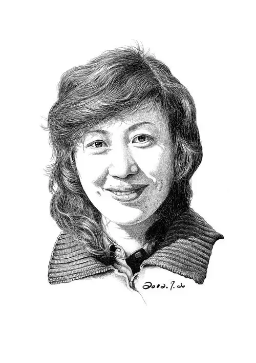 楚歌钢笔画-头像系列