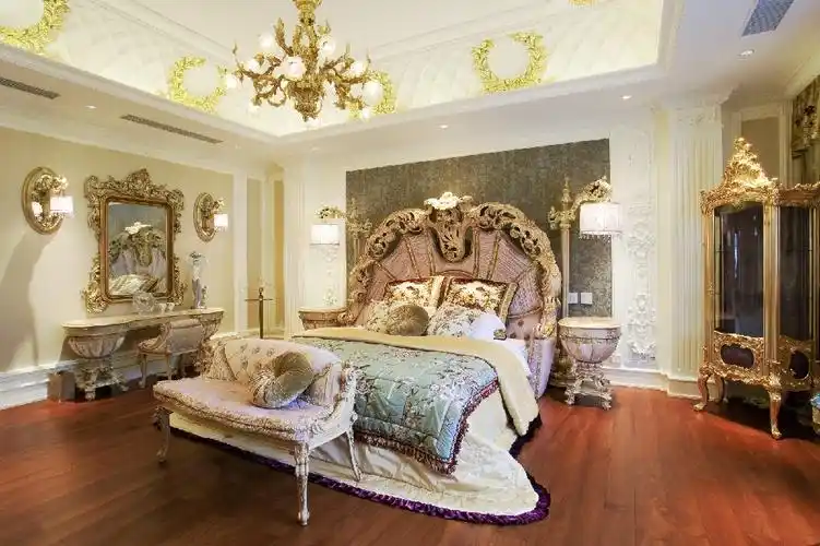 欧式深圳银湖别墅卧室欧式豪华卧室设计图片赏析
