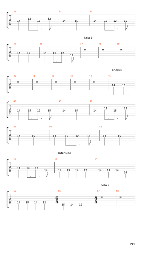 six feet under吉他谱