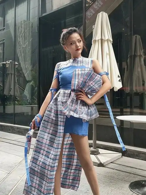 编织袋做的衣服 #编织袋  #编织包