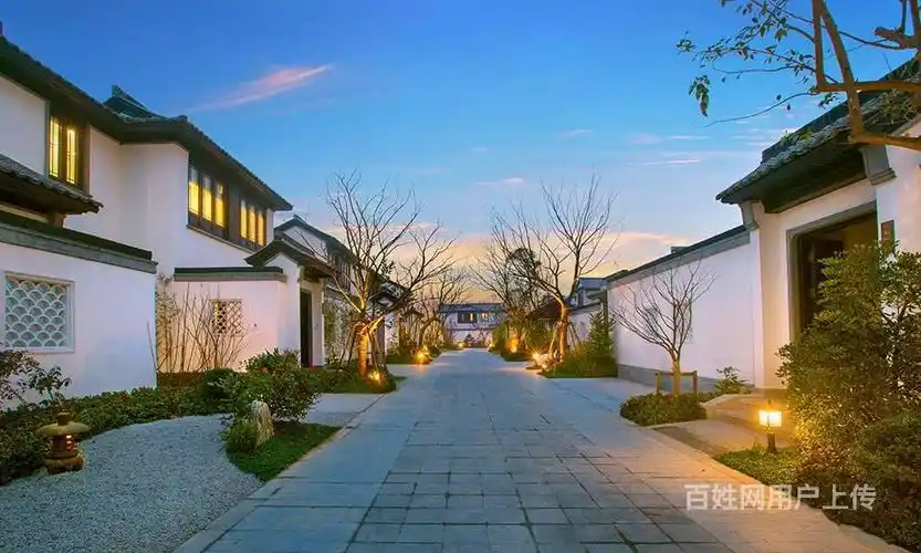 绿城桃李春风 古风中式别墅 临湖而居 起财 精心设计