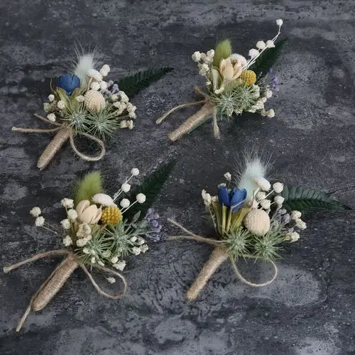 手腕胸花北欧欧时尚森系襟花伴娘结婚拍照永生花胸花