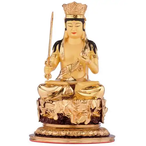 虚空台湾属牛供奉本命生肖菩萨盛凡金虚空铜鎏摆件