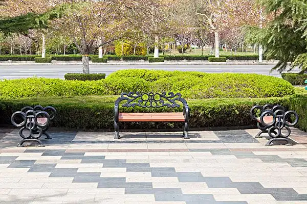 公园,座椅,公共设施