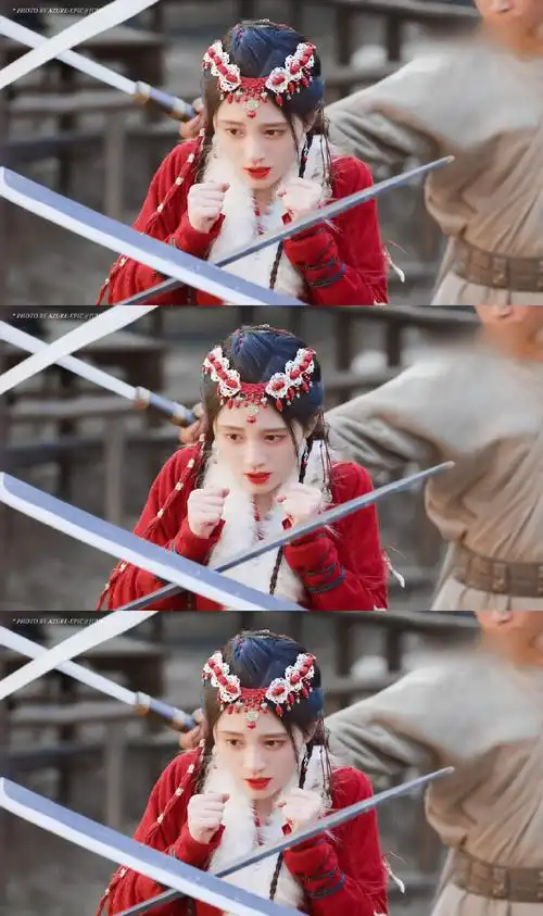 如意芳霏#| 鞠婧祎 × 傅容红衣就是坠漂亮的