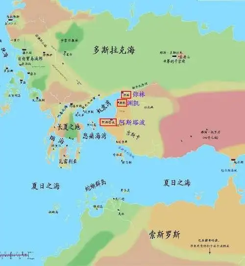 权力的游戏厄索斯大陆简介