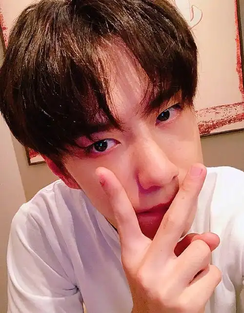 王一博剪刀手合影又见剪刀手酷盖真的很爱剪刀手怼脸自拍