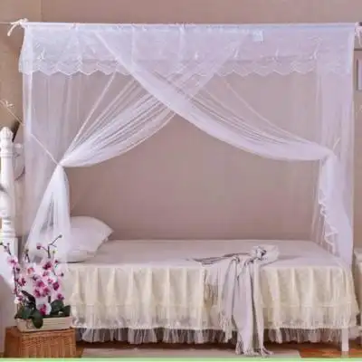 传统特加密老式蚊帐防尘方顶单开门12m135单人15米18双人家用