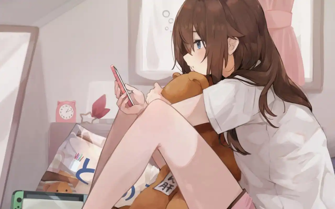 二次元动漫女生图片桌面壁纸_高清养眼动漫美女桌面壁纸_三千图片网