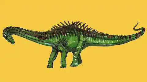 白白侠画画 恐龙世界 奥古斯丁龙