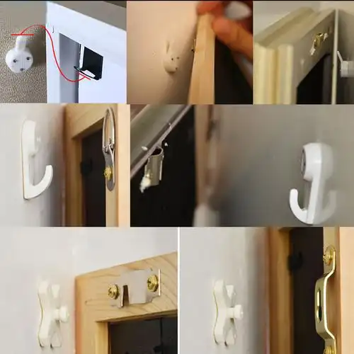 无痕钉挂画墙钩挂钩婚纱照相框钩子照片隐形墙上挂钩