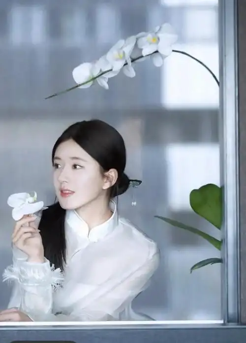 赵露思的民国"国风旗袍"造型,简直美的"清新脱俗"