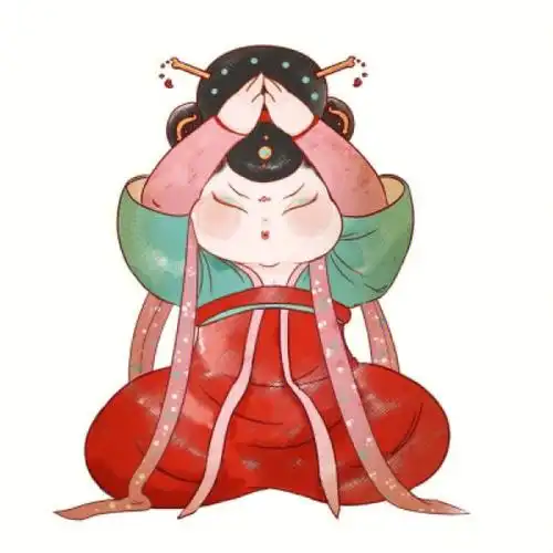 q版唐朝仕女头像78