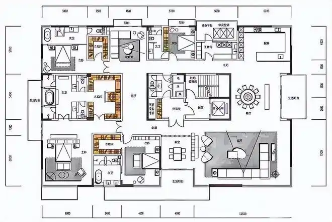 580平米一层一户超奢阔大平层这才是豪宅