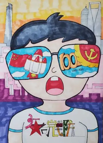 "红心向党,情系民防"松江民防主题艺术作品上线啦~~_政务_澎湃新闻