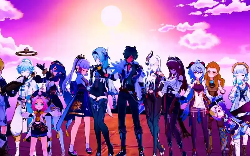 冰系全家福,决斗召唤之巅,原神