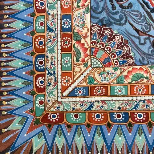 莫高窟第 329窟莲花飞天藻井