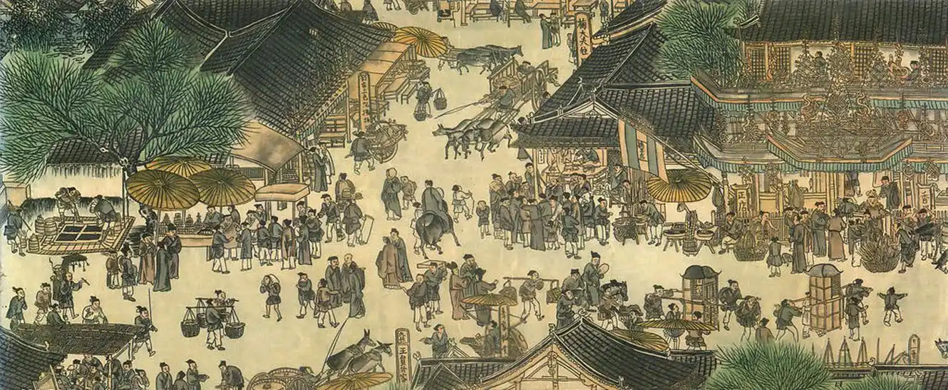 因为根据估计,唐朝鼎盛时期的人口约为5000~6000万,而宋朝鼎盛时期的