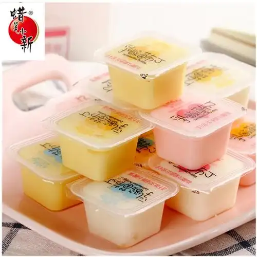 蜡笔小新新纯乳酸菌布丁含乳型果冻儿童零食小吃果冻